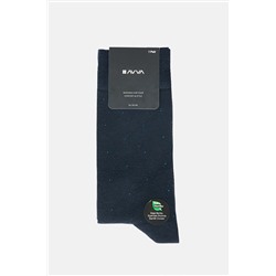 Avva Erkek Lacivert Desenli Bambu Soket Çorap A32y8523 A32Y8523