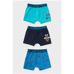 Multipack 3er - Boxershorts - Bio-Baumwolle