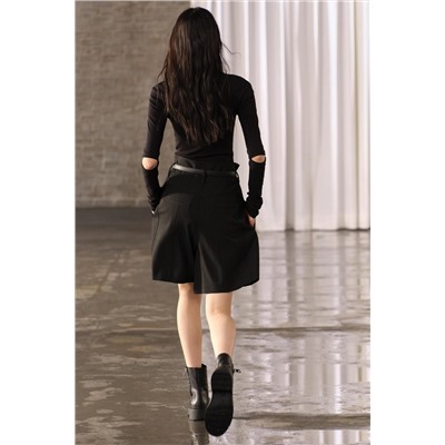 SEMI-SHEER DELICATE CUT-OUT TOP
