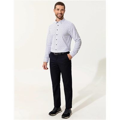 Mavi Slim Fit Uzun Kollu Gömlek