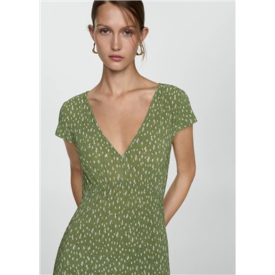 Vestido estampado textura