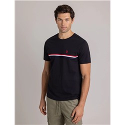 SIGNATURE TRICOT PIECED JERSEY T-SHIRT