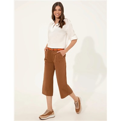 Bej Comfort Fit Bluz