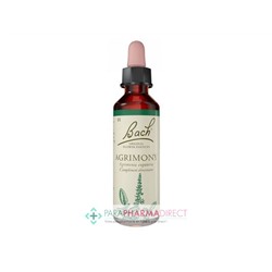 Fleurs de Bach Agrimony (aigremoine) Souffrances morales cachées derrière un masque jovial 20ml