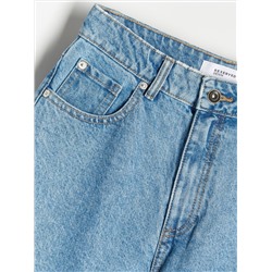 Fit Mom Jeans Im Used-Look