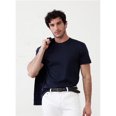 Luxe Touch Crew-Neck T-Shirt