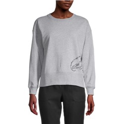 CALVIN KLEIN Logo Cotton-Blend Sweatshirt