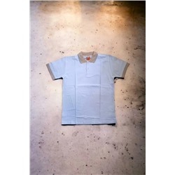 salarticaret polo yaka tişört Kısa Kol 6-16 Yaş Okul Tişört/T-Shirt çizgili-mavi KISHIG