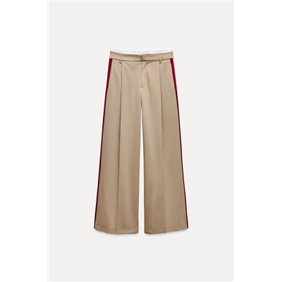 BOXER TROUSERS WITH SIDE STRIPE
