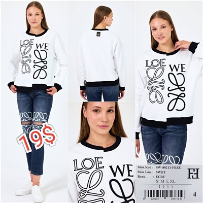 Лонгслив Loewe белый