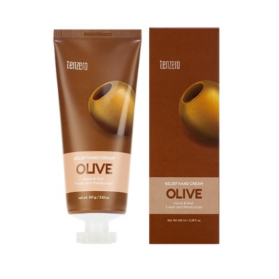 [TENZERO] Крем для рук ЭКСТРАКТ ОЛИВЫ Relief Hand Cream-Olive, 100 мл