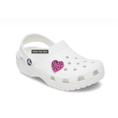 PURPLE CHEETAH PRINT HEART