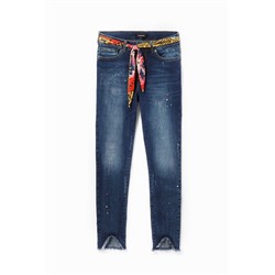 Pantalón vaquero skinny tobillero