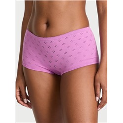 Seamless Eyelet Boyshort Panty