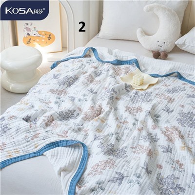 Нежное дышащее хлопково - марлевое одеяло