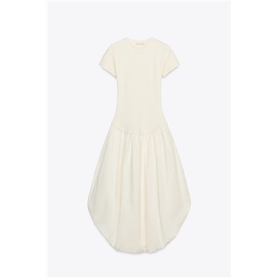 VESTIDO COMBINADO GLOBO