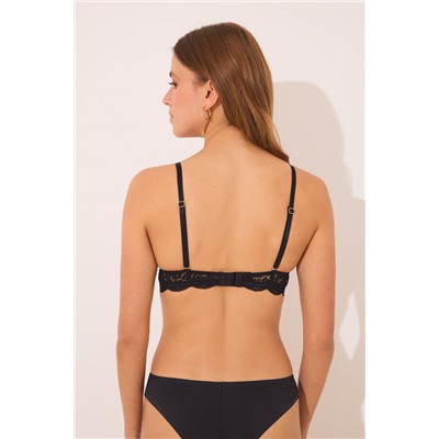 LOVELY Sujetador triangular relleno negro