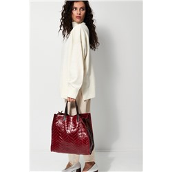 Bolso de piel Rosy Rojo