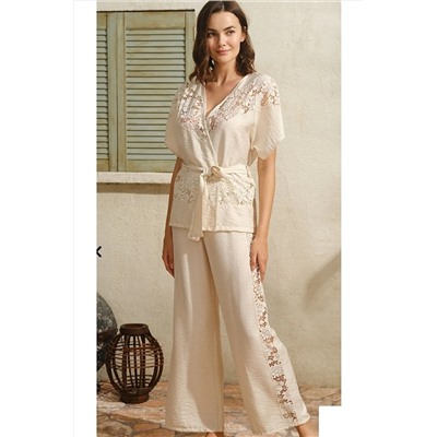 Anıl Kısa Kol Gömlek Pijama Takımı 9833