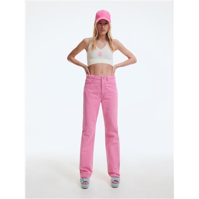 Crop Top mit Stickerei