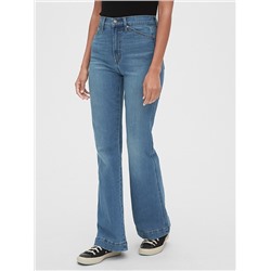 High Rise Flare Jeans with Secret Smoothing Pockets