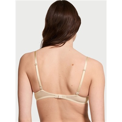 VICTORIA'S SECRET Sexy Tee Smooth Lightly Lined Front-Close Demi Bra (Lace | Marzipan)