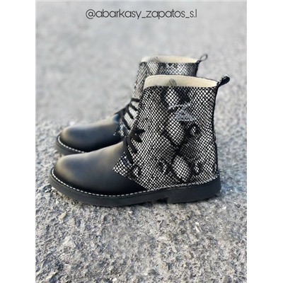 Ab. Zapatos 27025 serpiente · NEGRO + AB.Z · Pelle · 21-36 (510) АКЦИЯ