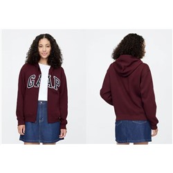 Relaxed Gap Logo Zip Hoodie