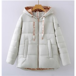 Повседневное хлопковое пальто с капюшоном Pol*o