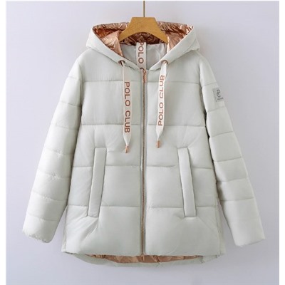 Повседневное хлопковое пальто с капюшоном Pol*o