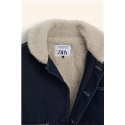 LIMITED EDITION DENIM JACKET WITH FAUX SHEARLING