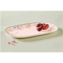 Блюдо, 32х17,5 см, фарфор P, овальное, розовое, Примула, Primula, 63000