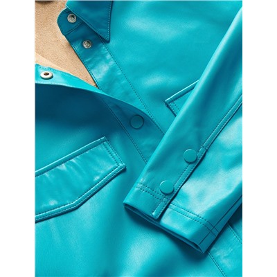 Hemdjacke aus Kunstleder
