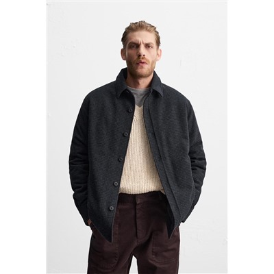 SOBRECAMISA ACOLCHADA BOLSILLOS