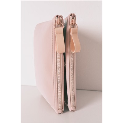 Neceser mediano rubber rosa