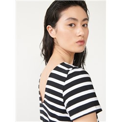 Asymmetric midi dress