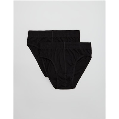 Pack de 2 Calzoncillos 'Pure Cotton', Hombre, Negro