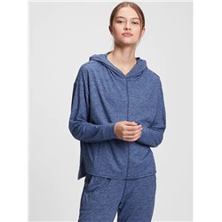GapFit Brushed Jersey Hoodie