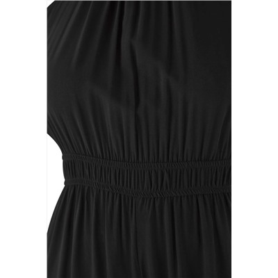 Siyah Halter Yaka Büyük Beden Tulum TBBSS25BG00018