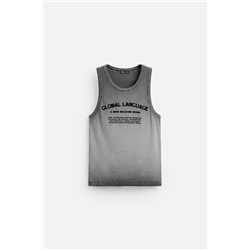 CAMISETA TANK TEXTOS