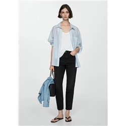 Jeans Newmom confort tiro alto