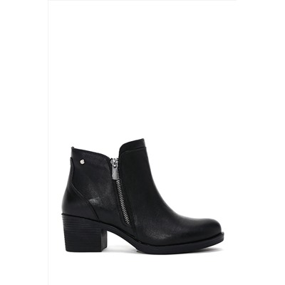 Derimod Kadın Deri Topuklu Bootie 23WFD414018