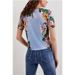 Camiseta tropical loros
