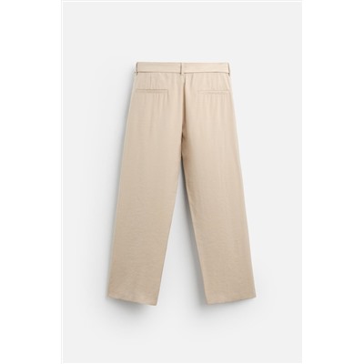 PANTALÓN PLIEGUES CINTURÓN