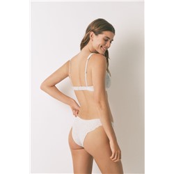 Sujetador halter FANTASTIC algodón gris