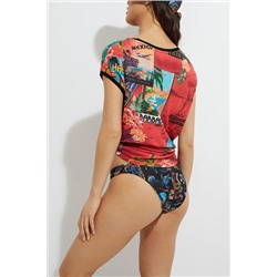 Camiseta manga corta postales