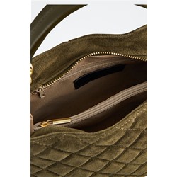 Bolso de piel Hina Verde botella