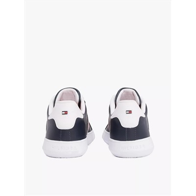 Stripe Leather Cupsole Sneaker
