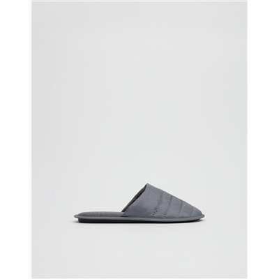Nylon Slippers, Men, Grey