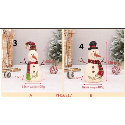 Милые новогодние снеговики. Набор 2 шт